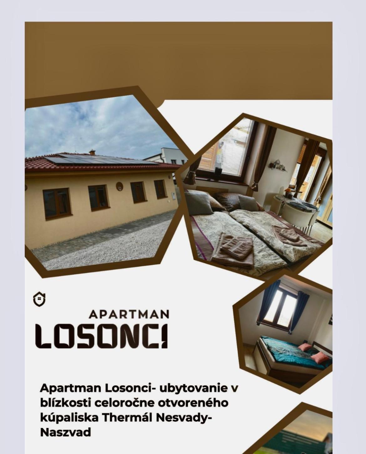 Apartman Losonci Nesvady- Pre 2 Osoby Studio Eksteriør bilde
